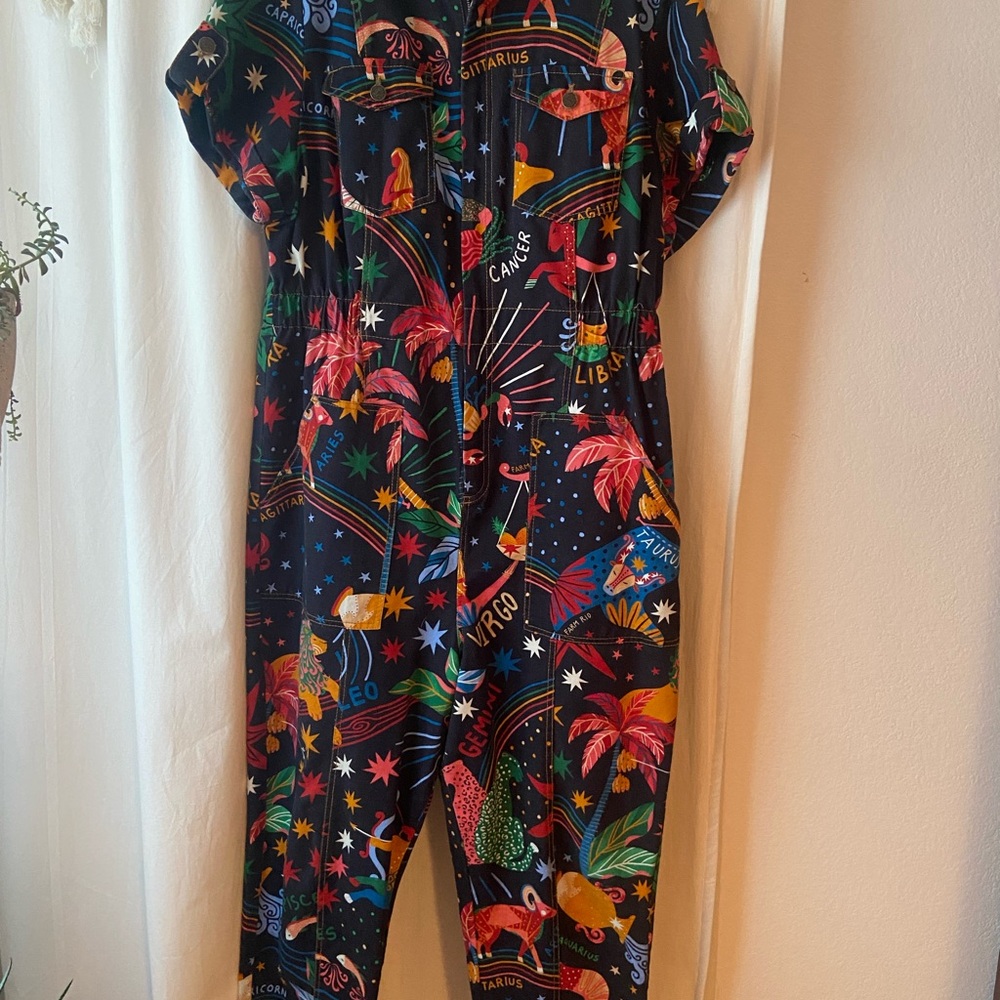 FARM Rio Multicolor Zodiac Jumpsuit